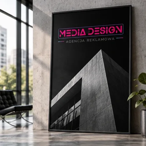 Plakaty — wizualizacja poglądowa Media Design