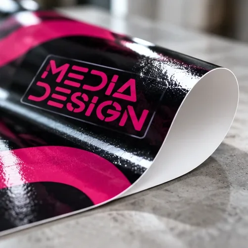 Druk na folii — wizualizacja poglądowa Media Design