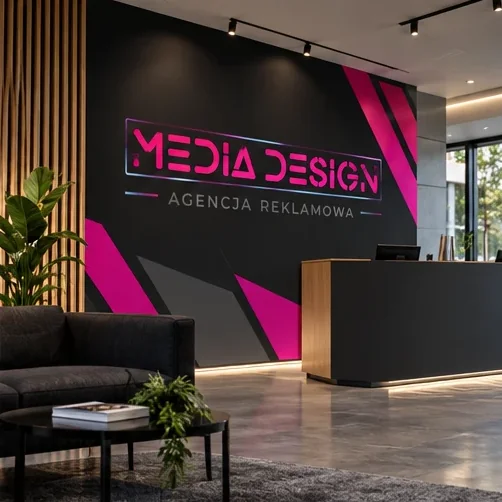 Grafika do wnętrz — wizualizacja poglądowa Media Design