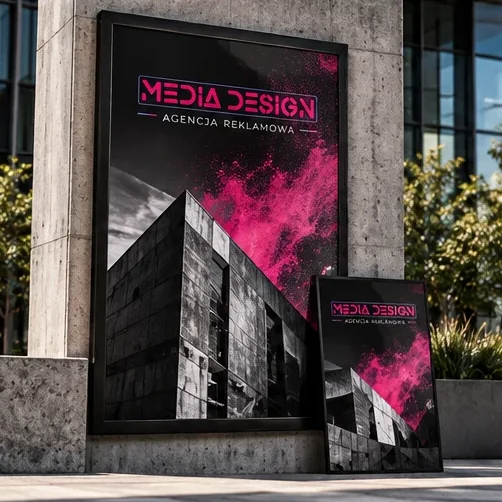 Grafiki reklamowe — wizualizacja poglądowa Media Design