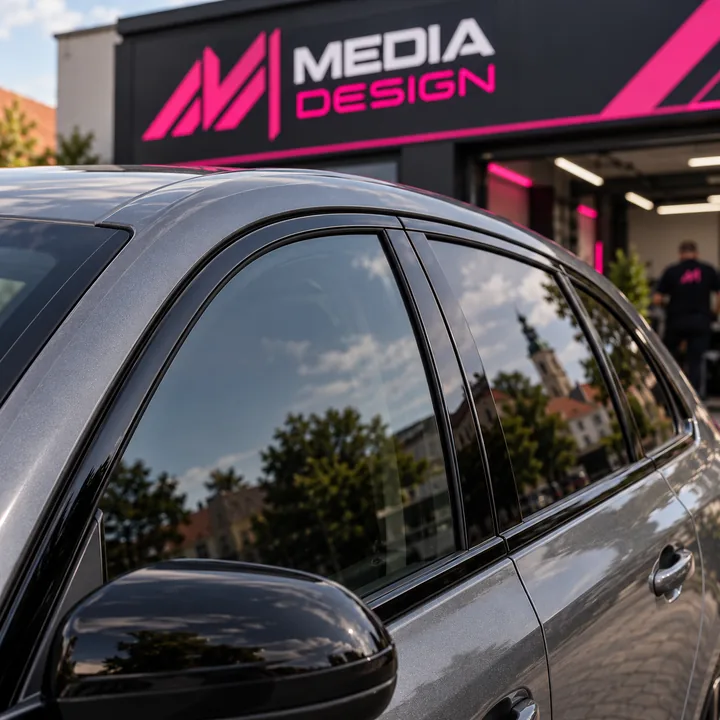Dechroming (oklejanie chromów): wizualizacja Media Design