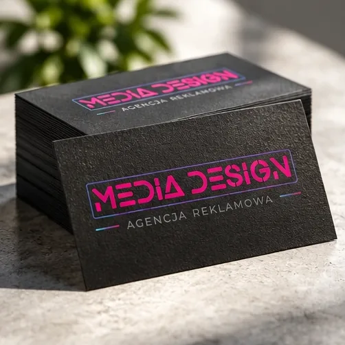 Wizytówki — wizualizacja Media Design