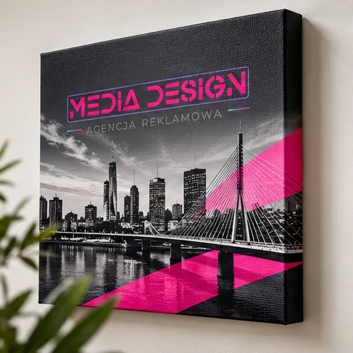 Fotoobrazy canvas — wizualizacja Media Design