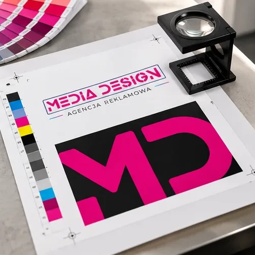 Projekty do druku — wizualizacja Media Design