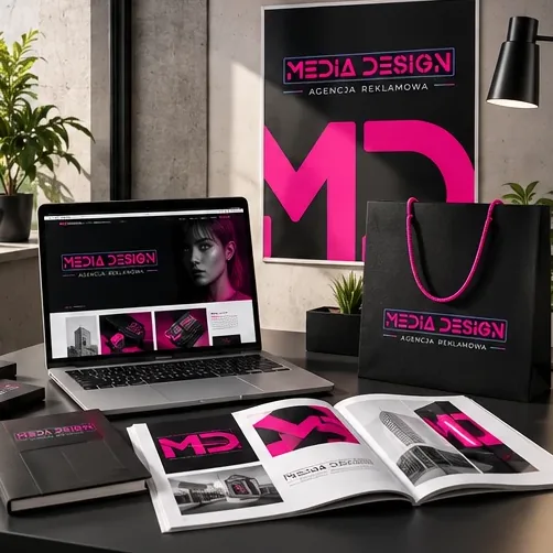 Kompleksowa obsługa marki — wizualizacja Media Design