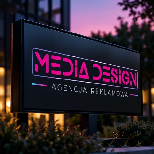 Kasetony podświetlane — wizualizacja Media Design