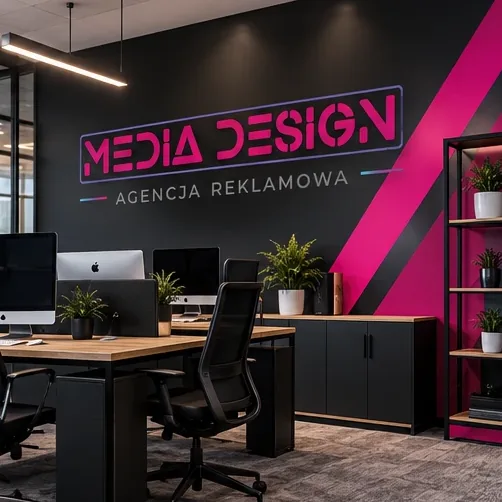 Grafika do wnętrz — wizualizacja Media Design